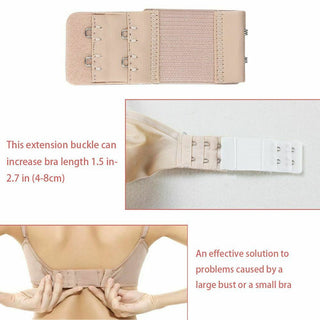 Bra Extender Extension Clasps Lingerie Strapless Underwear Strap 1,2,3,4,5 Hooks