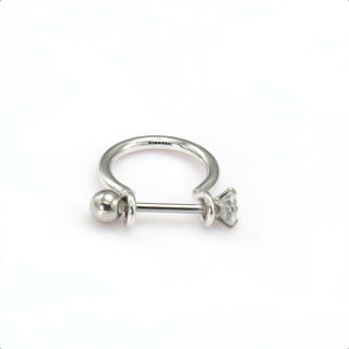 Stainless Steel Ring Barbell / Hoop