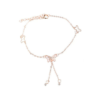 Dangling Butterfly Pendant Anklet Foot Chain