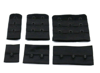 Black White Bra Extenders Strap Extension Adjustable Belt Buckle Accessories
