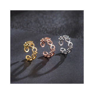 Finger Toe Ring Love Knot Adjustable Midi Finger Knuckle Thumb Stacking Ring Band