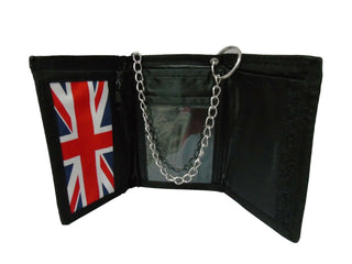 United Kingdom Tri-Fold Wallet With Chain - Great Britain