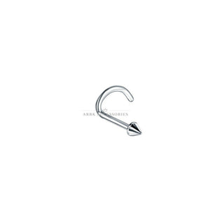 Nose Screw Cone Spike Drome Surgical Steel Pin Ring Stud Bone Nostril Piercing