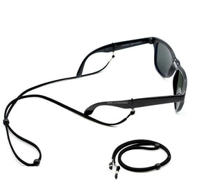 Designer Black Velvet Adjustable Lanyard Spectacles & Sunglasses Holder Chain