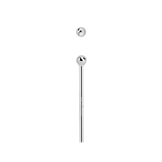 Sterling Silver Nose Stud  Plain Ball Straight Pin L-Shape Bend It Yourself Body Piercing