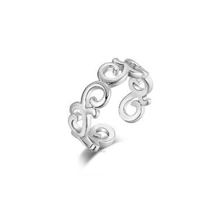 Finger Toe Ring Love Knot Adjustable Midi Finger Knuckle Thumb Stacking Ring Band